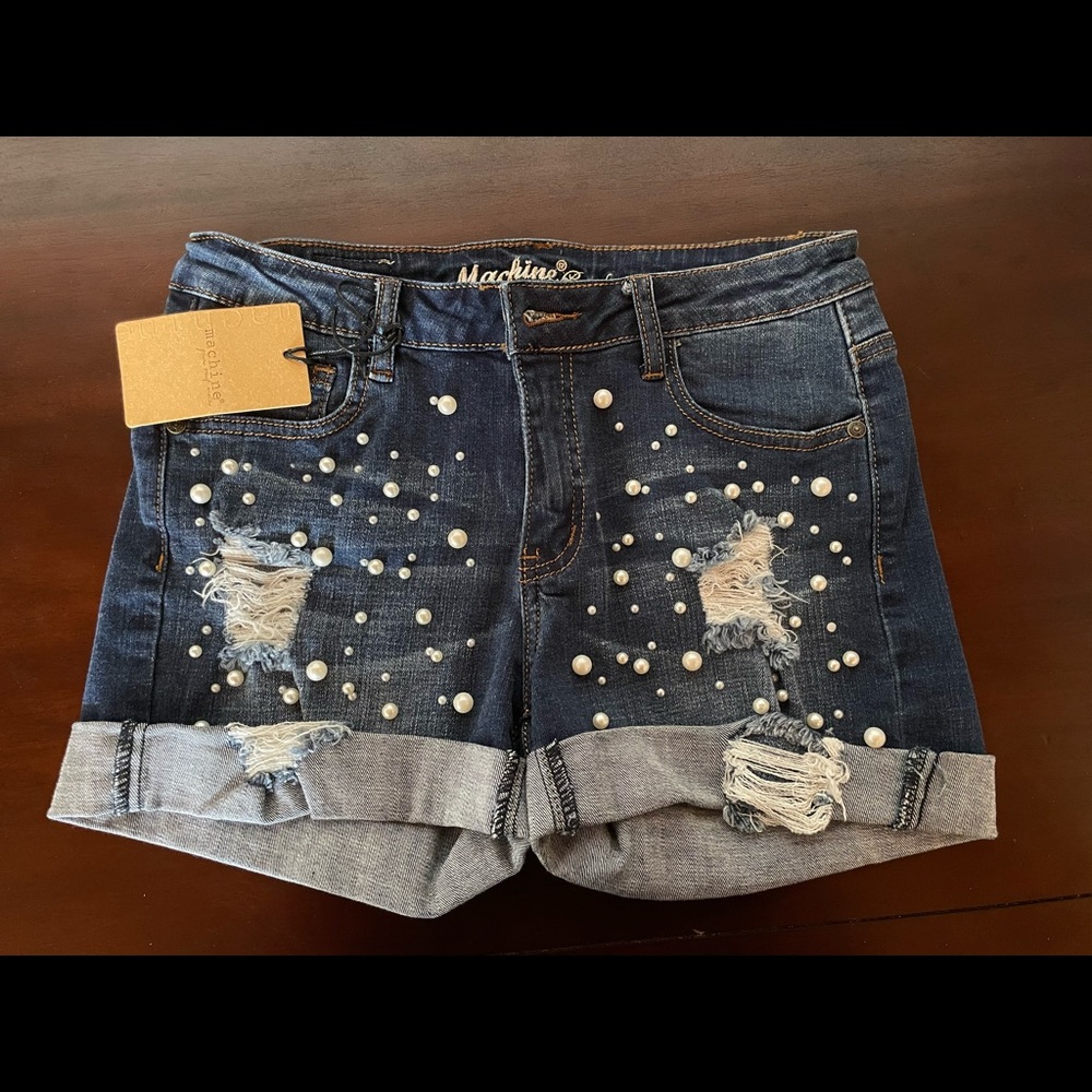 Machine Jean Shorts
